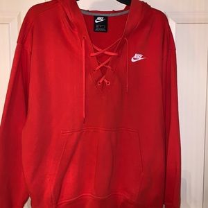 Nike lace up sweatshirt, medium